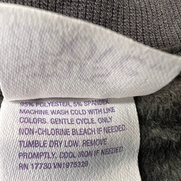 𝅺WOMEN'S Cozy Fleece Lounge Sweatshirt - Stars Above - Gray - Picture 9 of 10